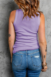 Round Neck Plain Tank