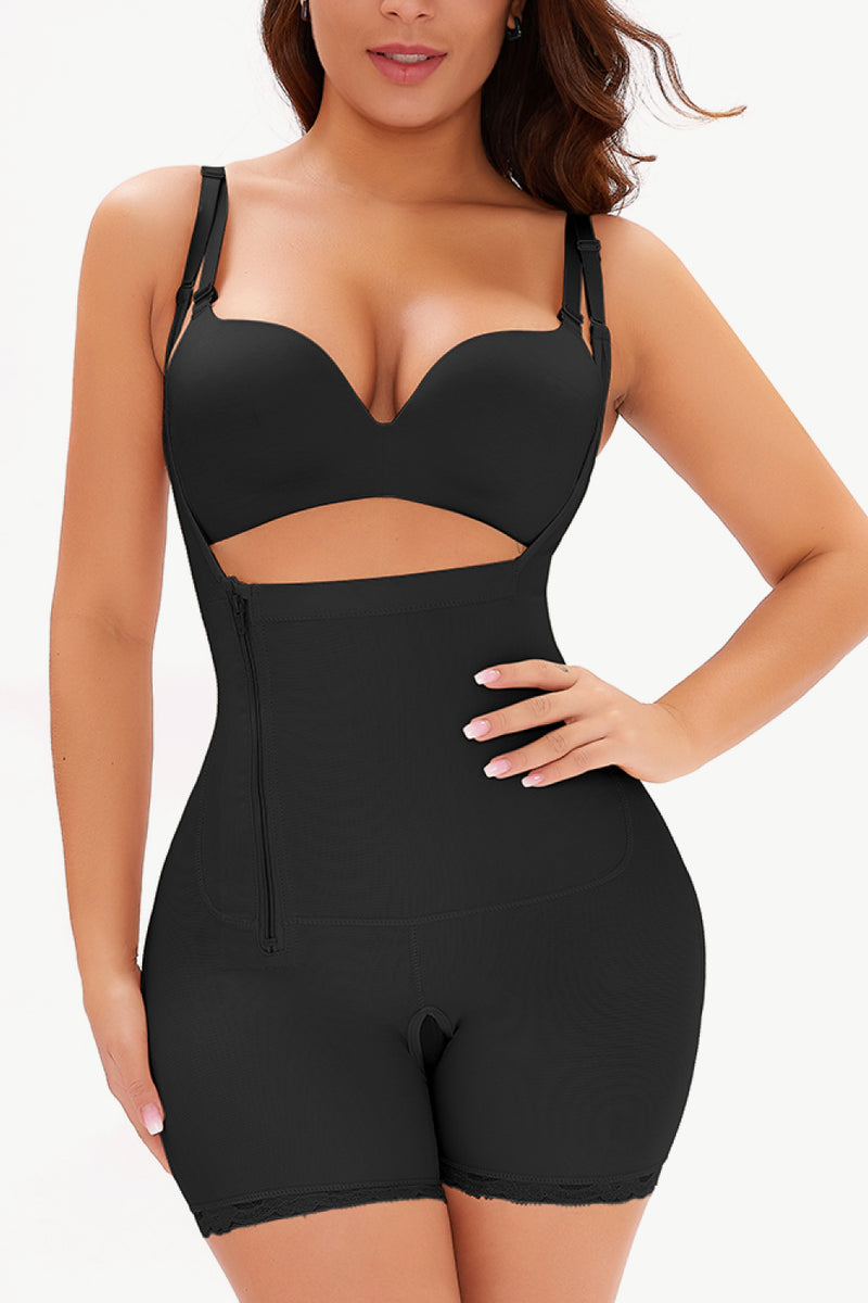 Side Zipper Under-Bust Shape & Sculp Bodysuit