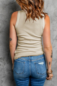 Round Neck Plain Tank