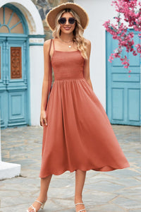 Spaghetti Strap Midi Dress