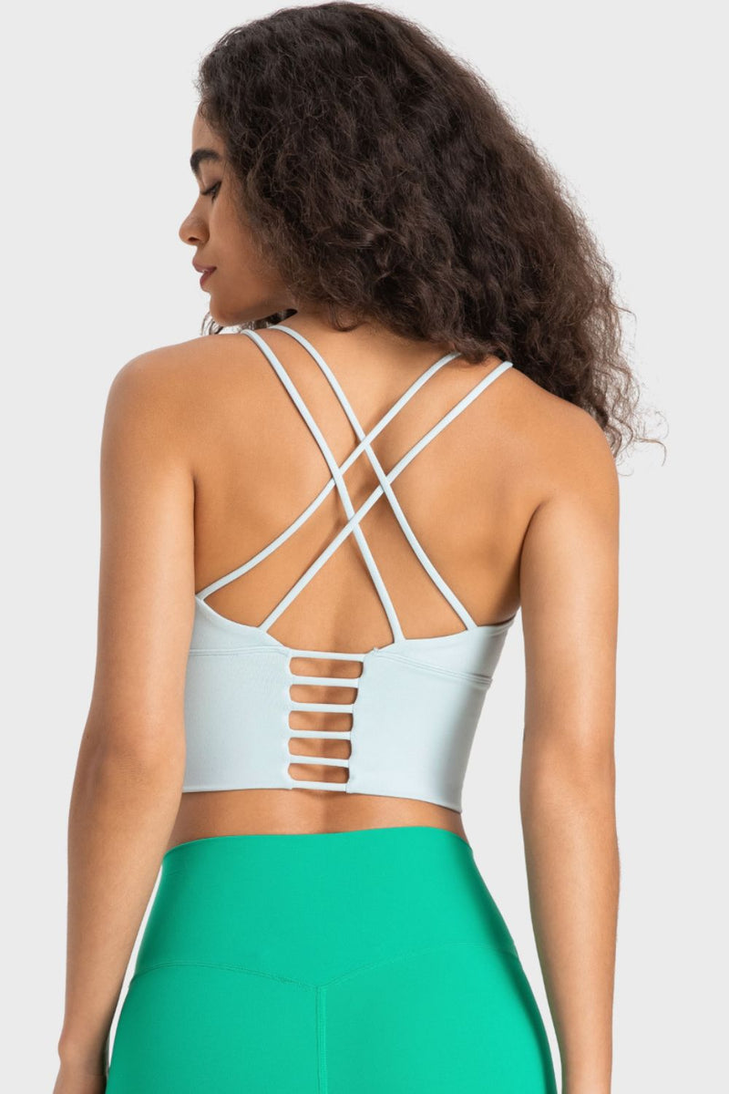 Crisscross Back Sports Bra